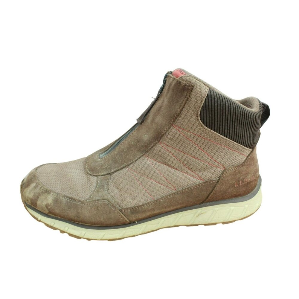 LL Bean Sneaker 5 Brown Suede Waterproof Insulated Winter Boots Size 14 M